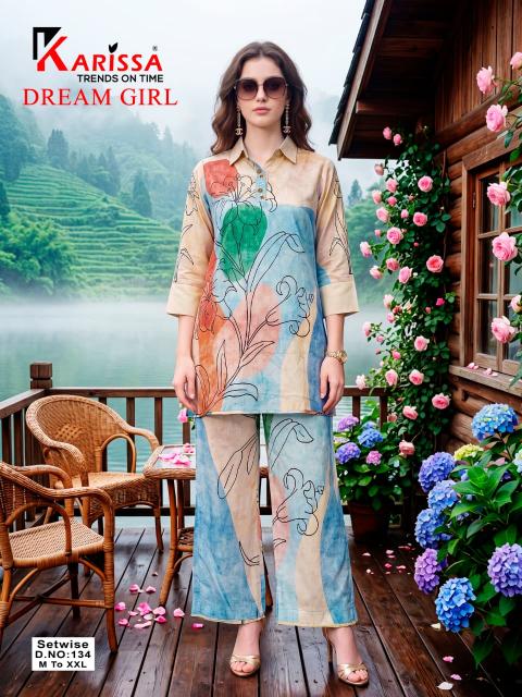Karissa dream girl 133 to 137 coord set women clothing wholesale suppliers